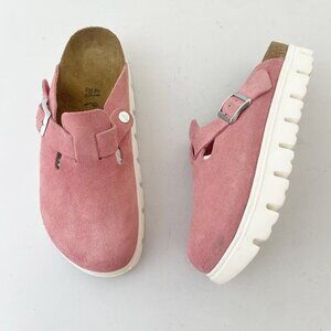 Birkenstock *narrow* Boston Chunky Platform Clogs Shoes Light Pink